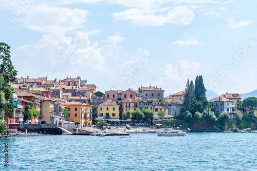 Menaggio town from Lake Como view
