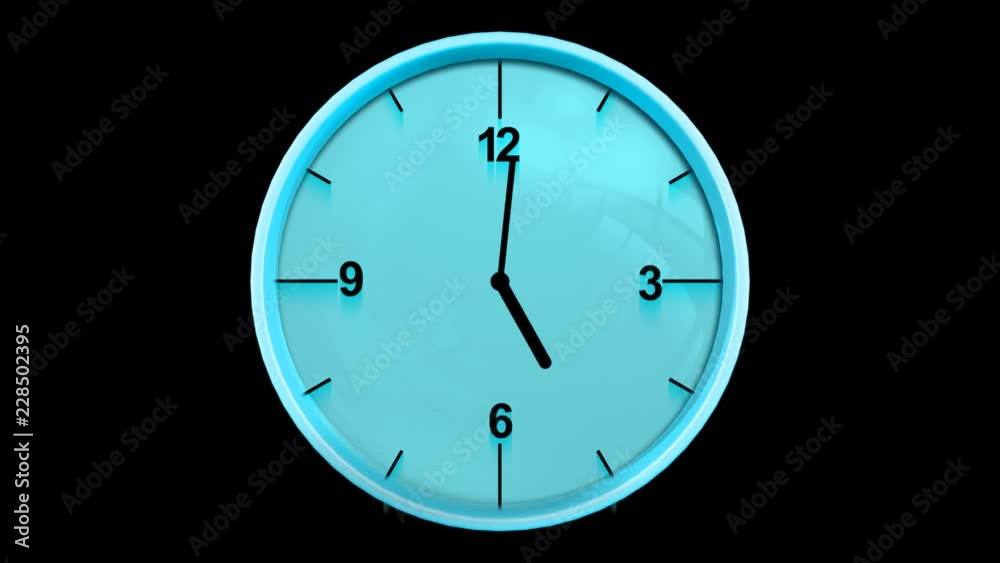 3D Animated Clock Looped Alpha Channel Included 3D Animated Clock Looped Alpha Channel Included