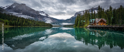 Emerald lake lodge hotel Yoho national park British Columbia Canada 