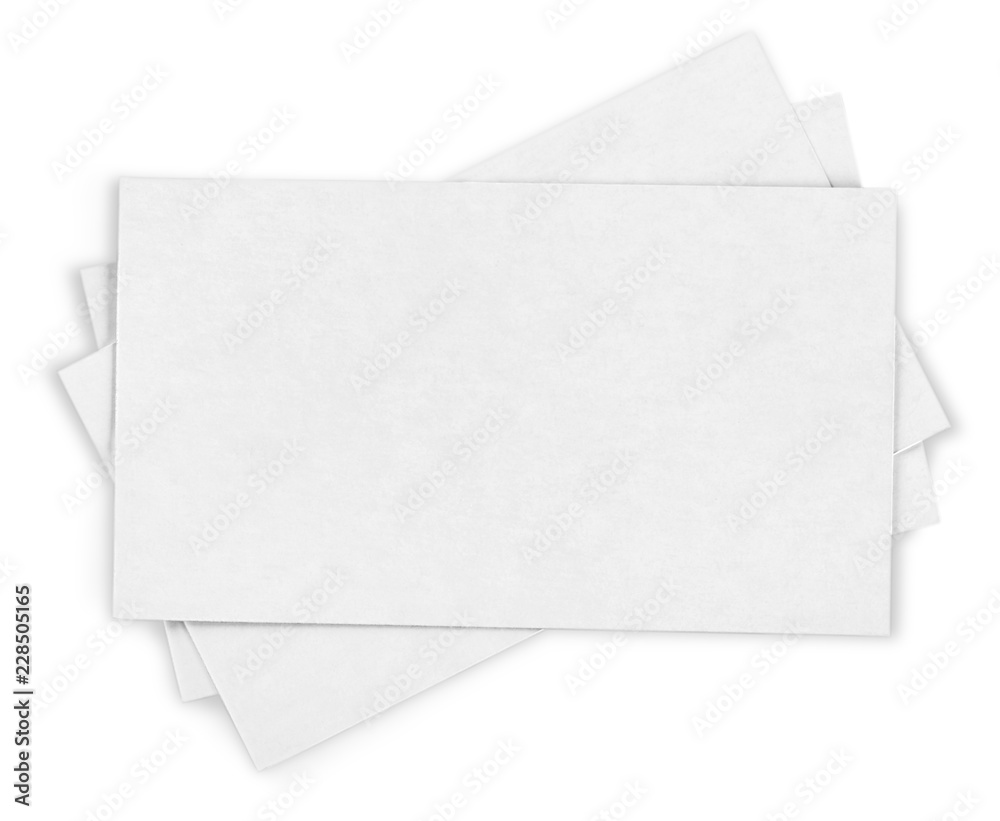 White Paper Cards White Paper Cards