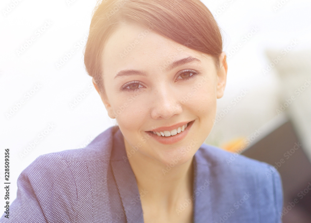 closeup portrait of a female psychologist in her private office closeup portrait of a female psychologist in her private office