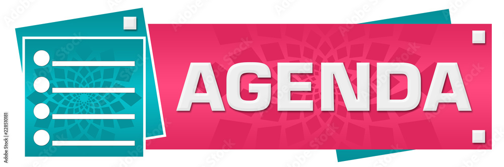 Agenda Pink Turquoise Circular Floral Horizontal Agenda Pink Turquoise Circular Floral Horizontal