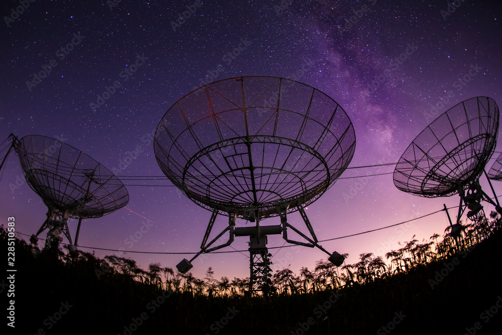 Radio telescopes and the Milky Way