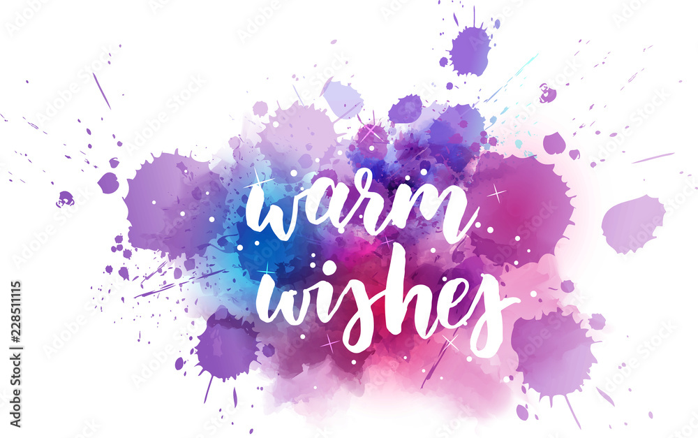 Warm wishes holiday calligraphy Warm wishes holiday calligraphy