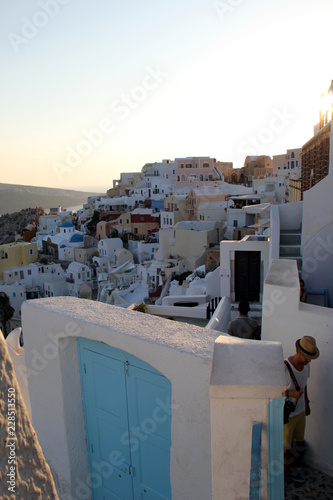 oia village in santorini greece