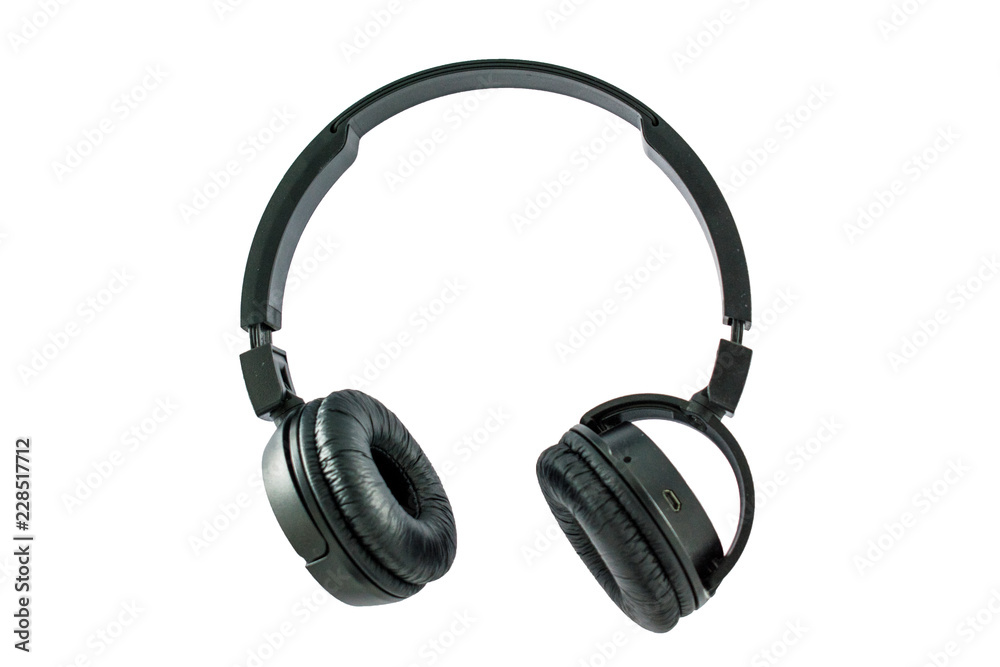 headphones isolated on white background headphones isolated on white background