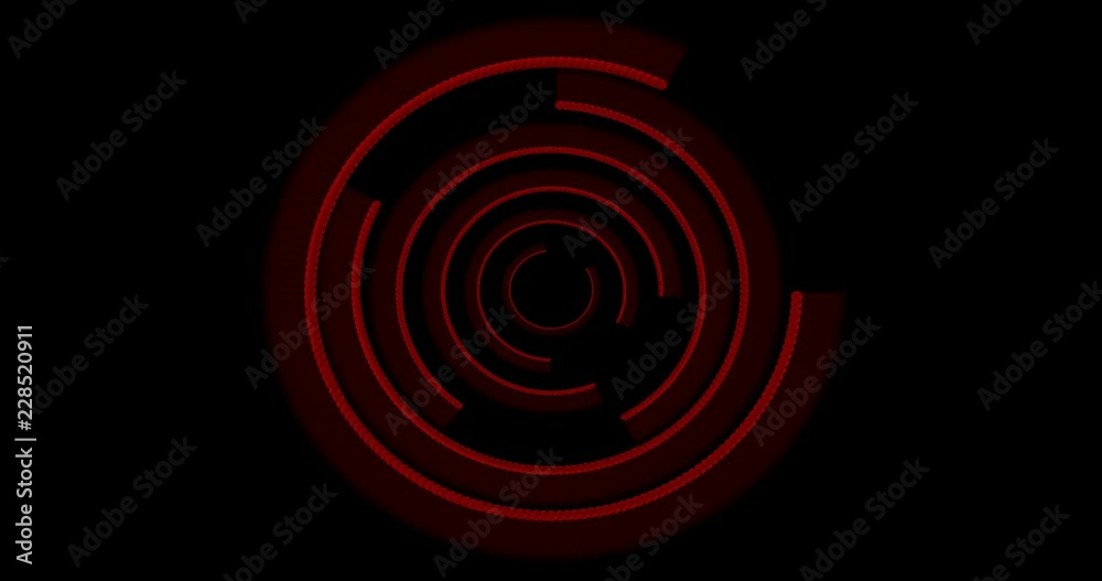 Abstract animation of loading Abstract animation of loading