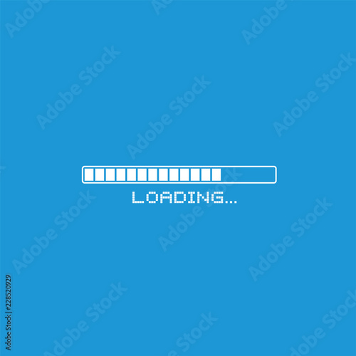 Loading bar illustration