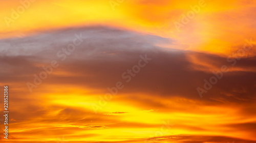 Fototapeta Naklejka Na Ścianę i Meble -  Dramatic Sunset with sky and clouds , sunset sky landscape background