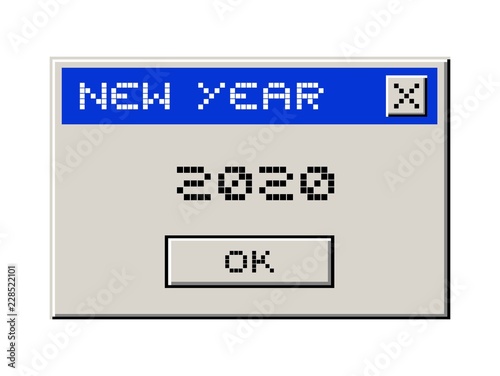 2020 computer new year message