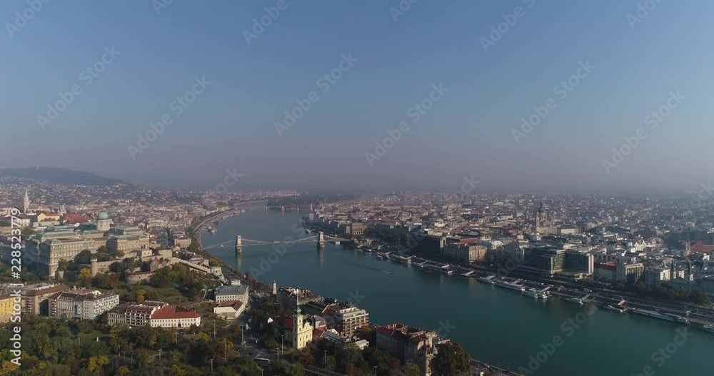 Budapest, Hungary panoramic view of the city Budapest, Hungary panoramic view of the city