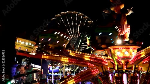 Night fair attractions