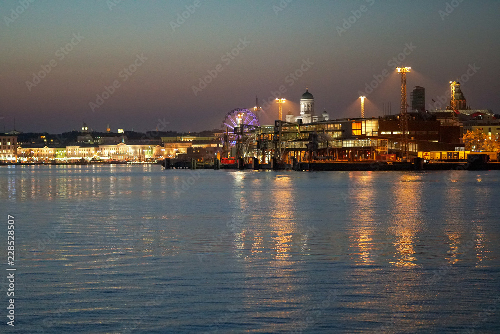 Helsinki Evening Cityscape