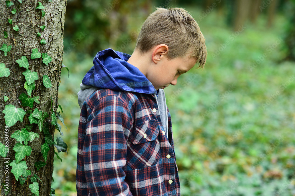 Helpless and timid. Small orphan. Small kid is orphan. Cute kid alone in woods. Late child is early orphan Helpless and timid. Small orphan. Small kid is orphan. Cute kid alone in woods. Late child is early orphan