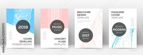 Cover page design template. Modern brochure layout