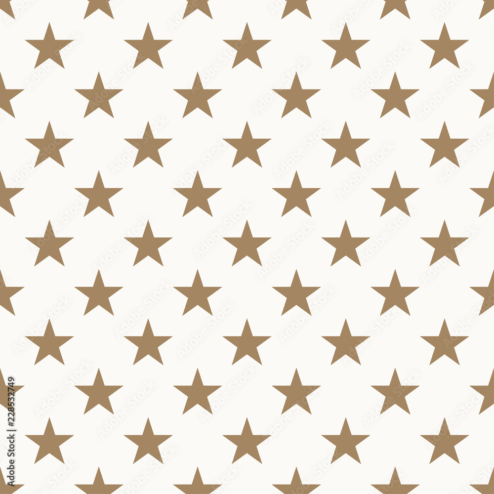 Simple geometric seamless pattern with stars Simple geometric seamless pattern with stars