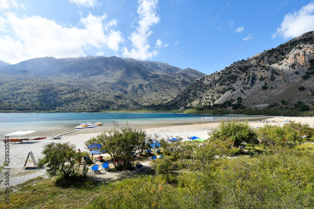 Greece, Crete, Kournas Lake