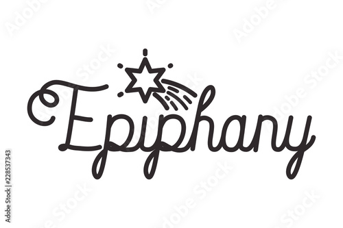 epiphany celebration calligraphy message