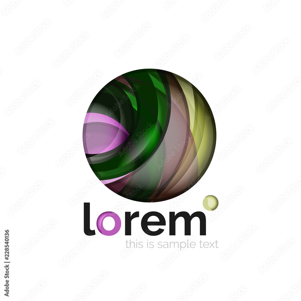Geometric convergence vector business icon Geometric convergence vector business icon