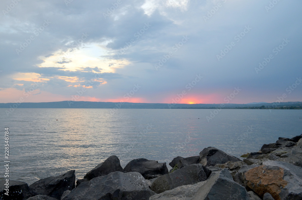 Bolsenasee am Abend Bolsenasee am Abend