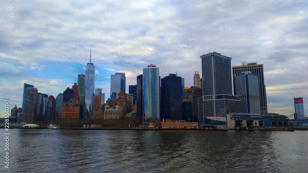 Naklejka premium Manhattan
