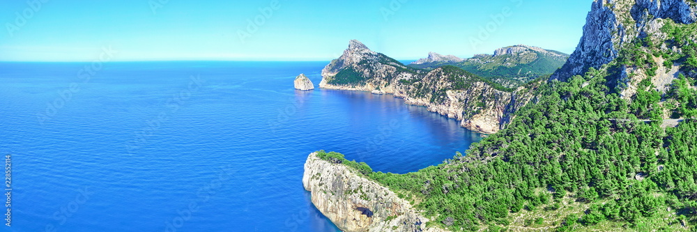 Mirador es colomer Mallorca Spain coastline