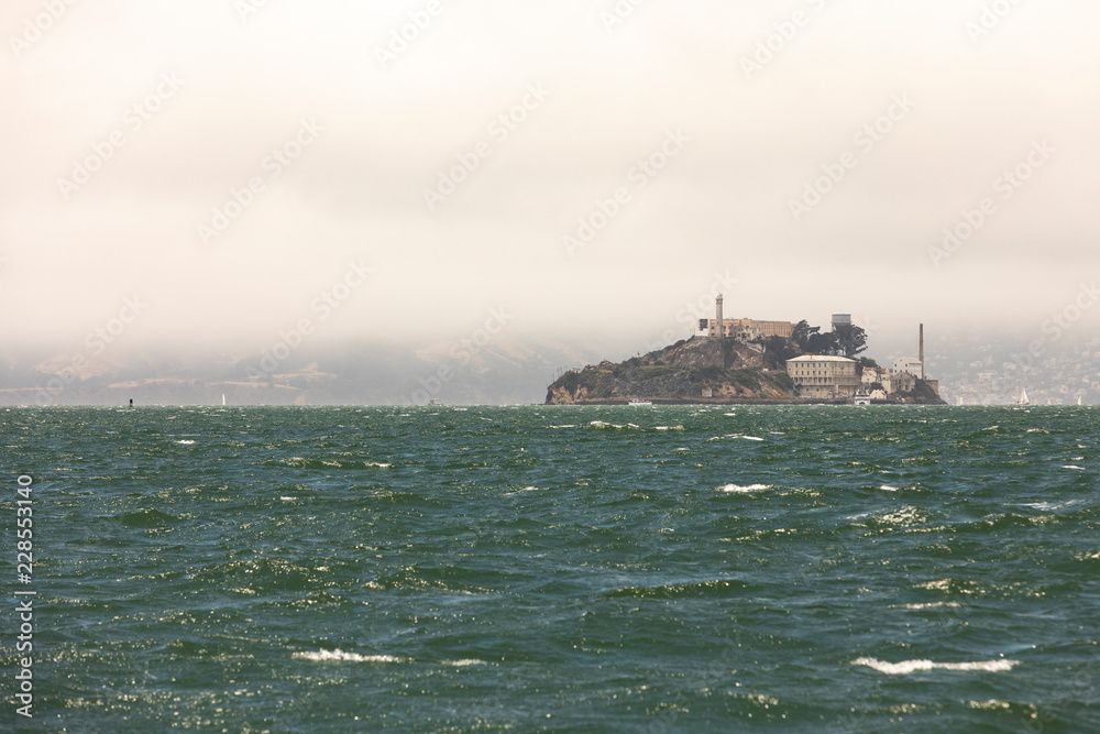 A view of Alcatraz from the bay