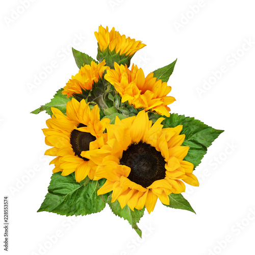 Fototapeta Naklejka Na Ścianę i Meble -  Bouquet of sunflowers