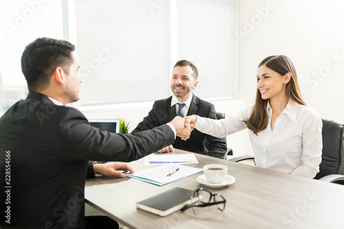 Handshake Over Agreement Of Business Project © AntonioDiaz