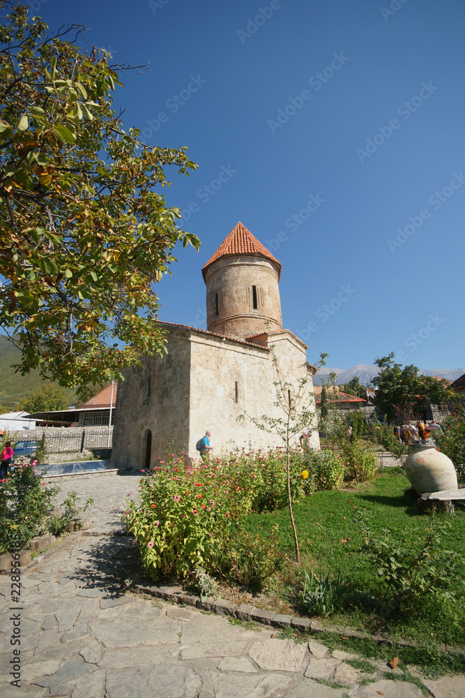 Azerbaijan. Temple in the village of Kish. October, 2019.