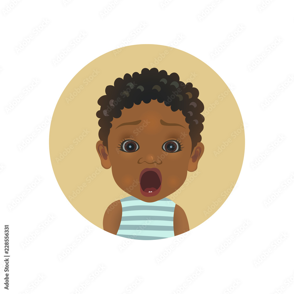 Premium Vector  Cute baby boy profile picture kid avatar