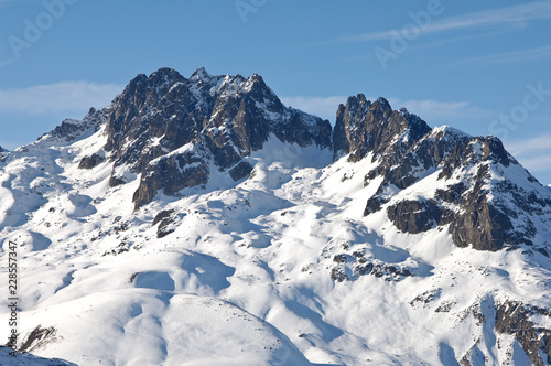 Alpes France paysage montagne hiver neige © JeanLuc