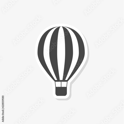 Hot air balloon sticker