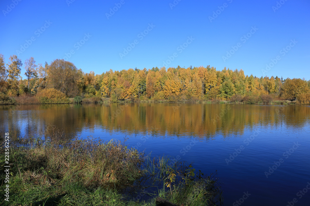 Lake. Autumn. Beauty of nature Lake. Autumn. Beauty of nature