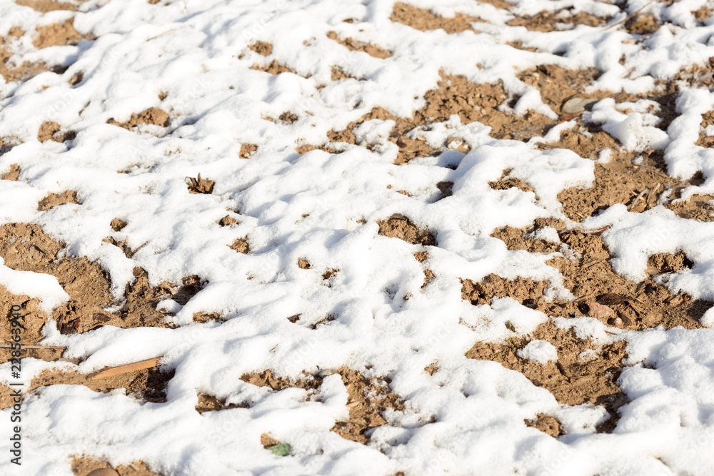 fields under snow