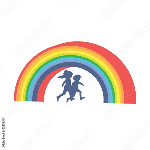 future hope in the rainbow color in the next generation