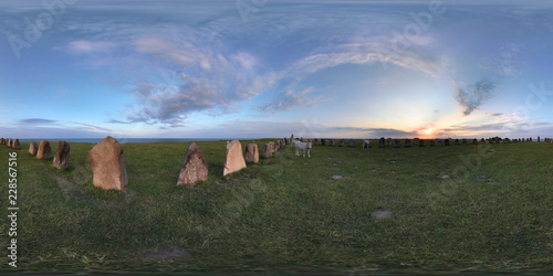 Ales Stenar At Sunrise, Ystad S, Sweden photo