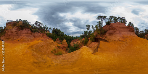 The Ochre Mine, Roussillon, France