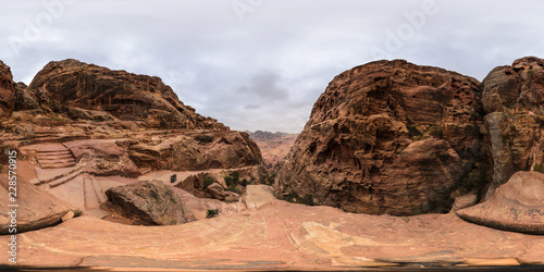 Al Khutbah Mountain,The Nabataean City, Petra, Jordan photo