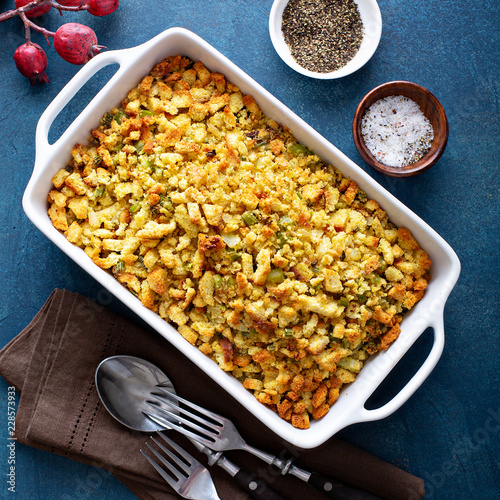 Traditional stuffing for Thanksgiving or Christmas