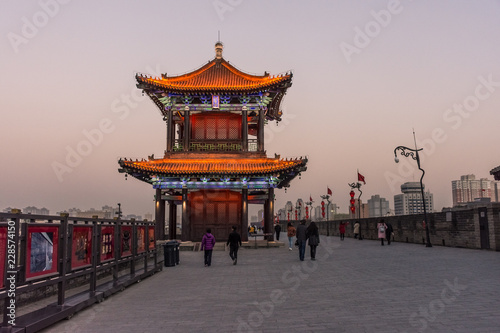 Traditional architecture and temples in Xi An  China