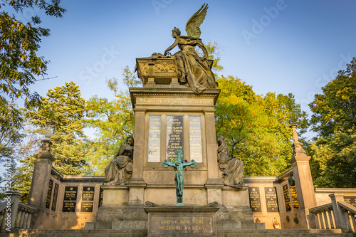 Vysehrad Cemetery at Prague, Czech Republic