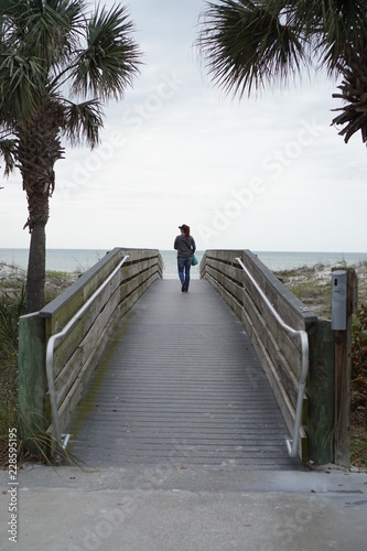 girl on bridge