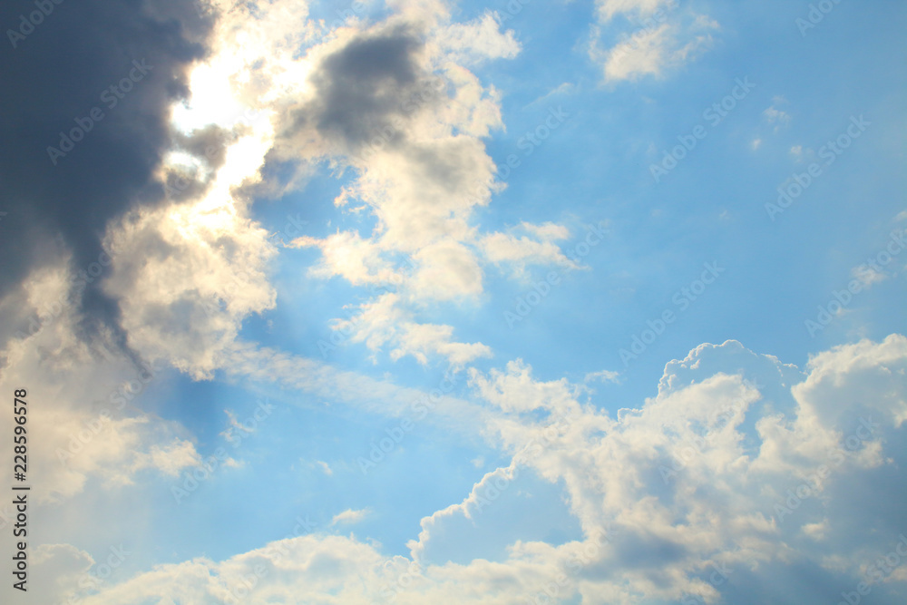 Beautiful lush clouds. Close-up. Background. Landscape. Beautiful lush clouds. Close-up. Background. Landscape.