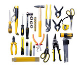 Many Yellow Repair Tools