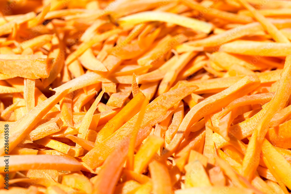 sliced carrot for meal sliced carrot for meal
