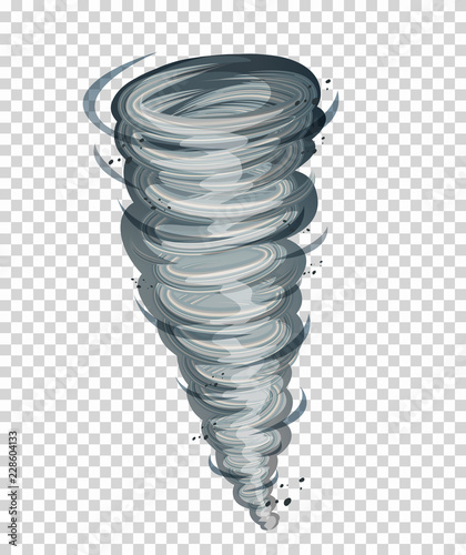 Natural disater tonrado vector