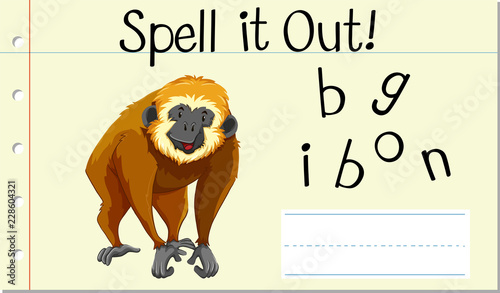 Spell it out gibbon