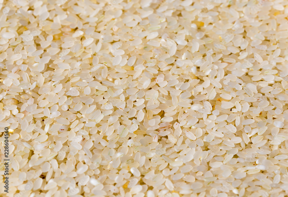 Uncooked white rice background Uncooked white rice background