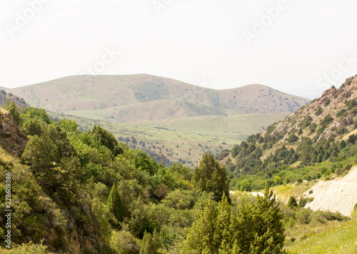 mountain and sky